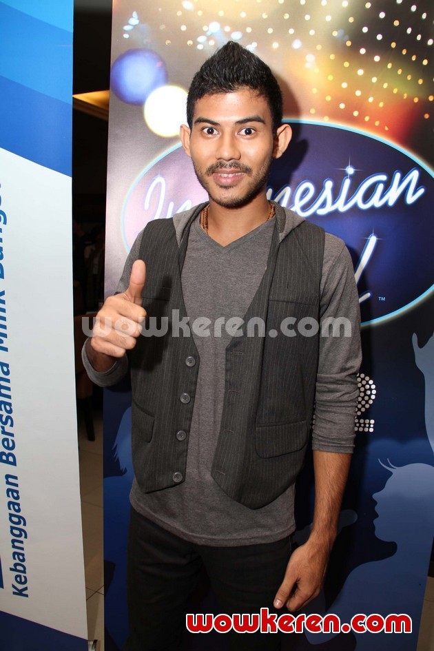 Gambar Foto Dionysius Agung di Konferensi Pers 'Indonesian Idol'
