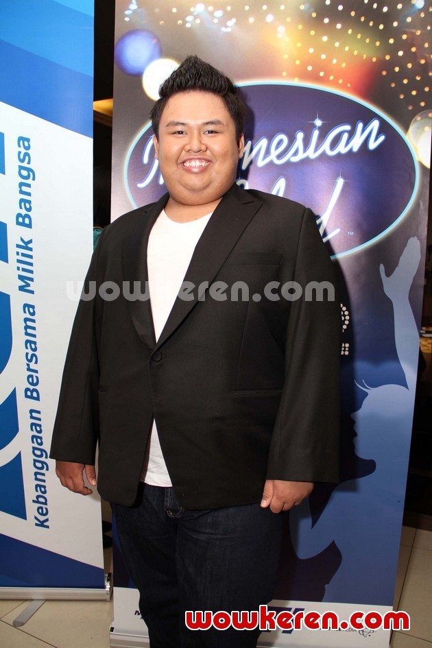 Gambar Foto Rio Hamdan di Konferensi Pers 'Indonesian Idol'