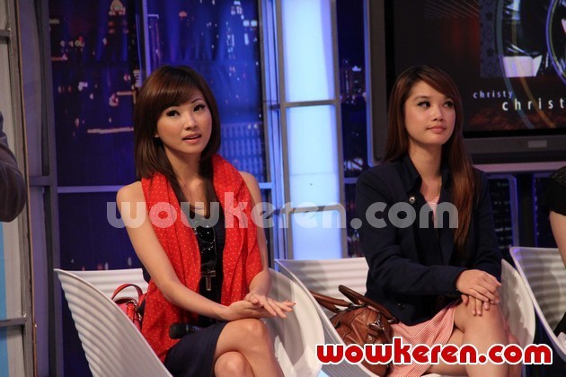 Gambar Foto Ex-Personel Cherry Belle, Wenda dan Devi di Jumpa Pers Bersama Cherry Belle