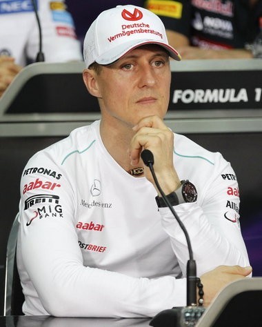 Gambar Foto Michael Schumacher di Konferensi Pers GP F1 Malaysia