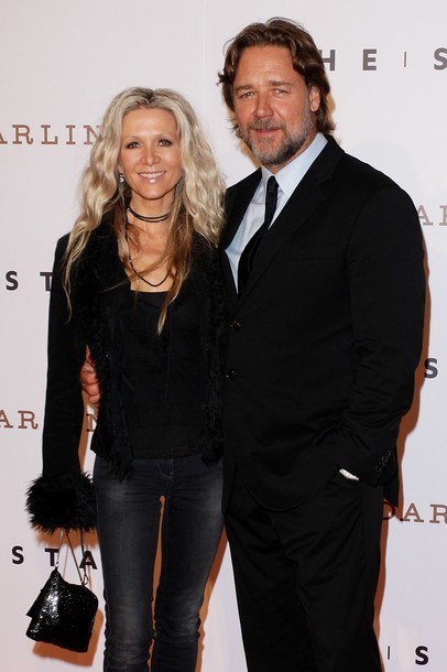 Gambar Foto Russell Crowe dan Danielle Spencer di Pesta Pembukaan The Star