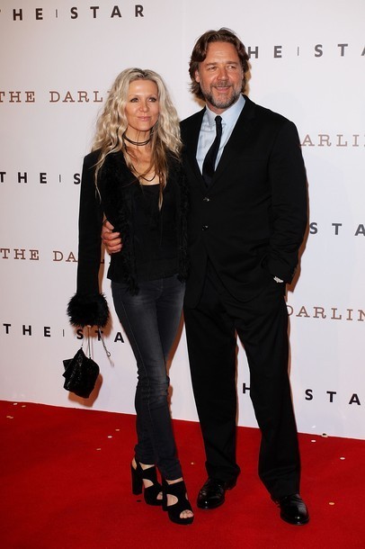 Gambar Foto Russell Crowe dan Danielle Spencer di Pesta Pembukaan The Star