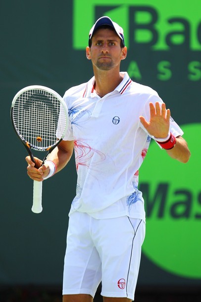 Gambar Foto Novak Djokovic di Final Sony Ericsson Open