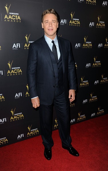 Gambar Foto Russell Crowe di AACTA International Awards 2012