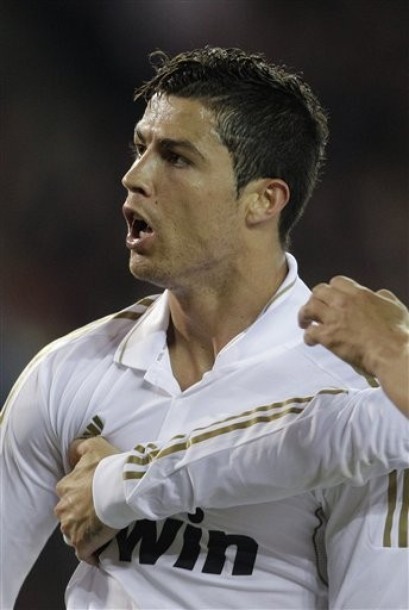 Gambar Foto Cristiano Ronaldo di Liga Spanyol Melawan Atletico