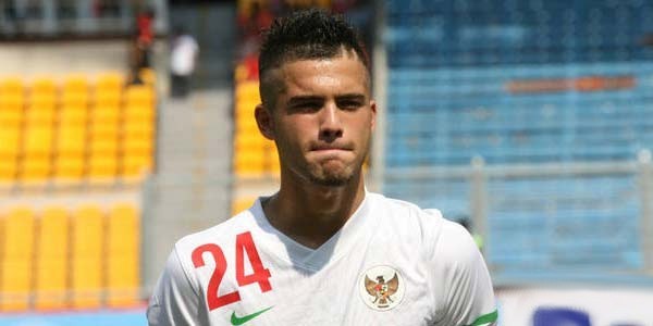 Gambar Foto Diego Michiels Saat Membela Timnas U-23