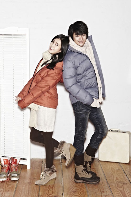 Gambar Foto Seo In Guk dan IU di Katalog Fashion Unionbay Edisi Winter 2011