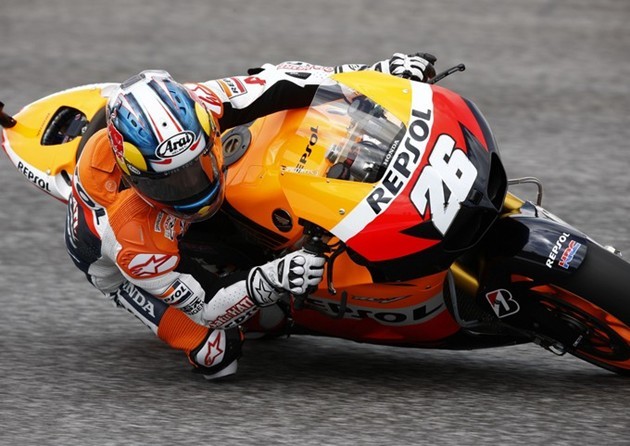 Gambar Foto Aksi Dani Pedrosa di MotoGP Portugal