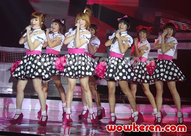 Gambar Foto Aksi Cherry Belle di Showcase Jay Park