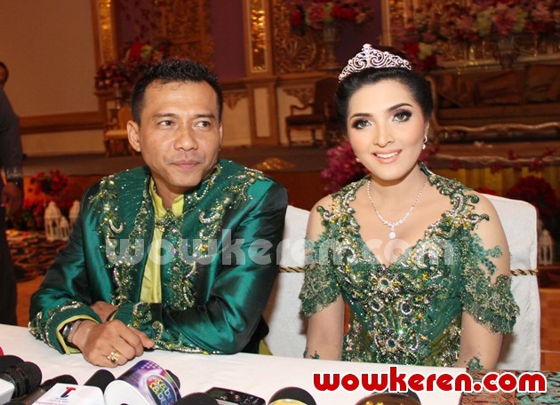Gambar Foto Anang Hermansyah dan Ashanty Usai Resepsi Pernikahan