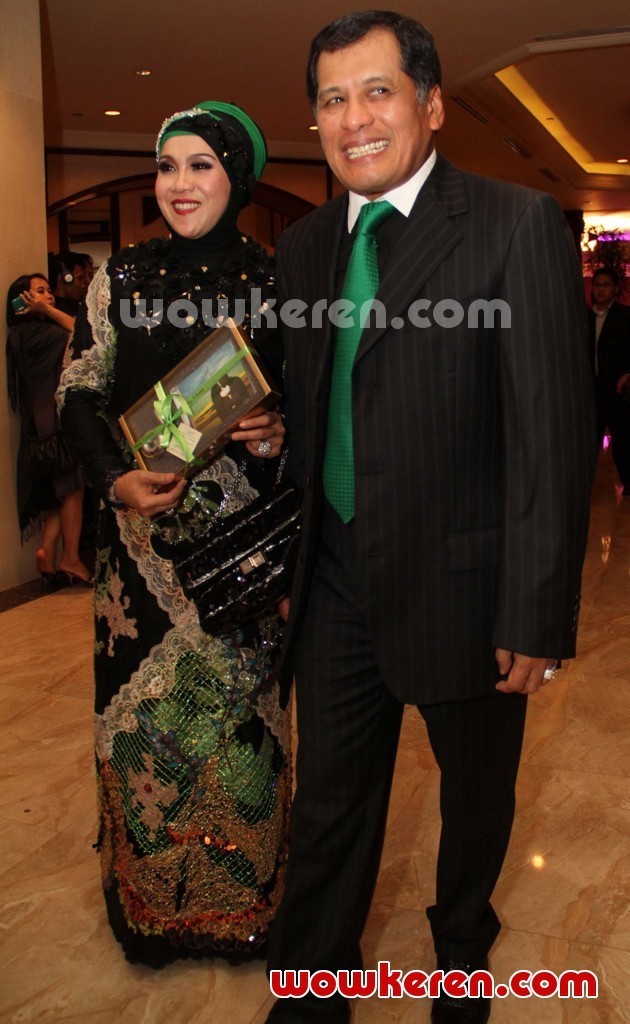 Gambar Foto Nurdin Halid di Resepsi Pernikahan Anang Hermansyah dan Ashanty