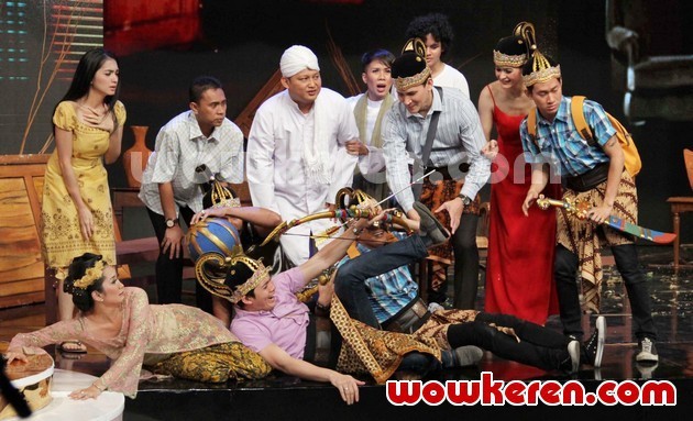 Gambar Foto Proses Produksi 'Pandawa vs Kurawa'