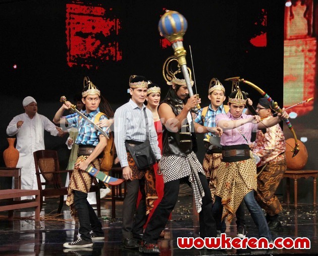 Gambar Foto Proses Produksi 'Pandawa vs Kurawa'