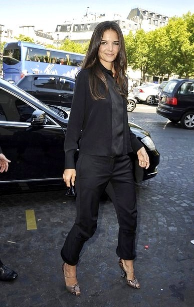 Gambar Foto Katie Holmes di Giorgio Armani Prive Haute Couture