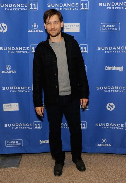 Gambar Foto Tobey Maguire di Premier 'The Details'