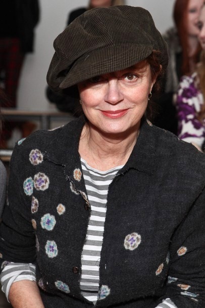 Gambar Foto Susan Sarandon di Costello Tagliapiertra Fashion Show