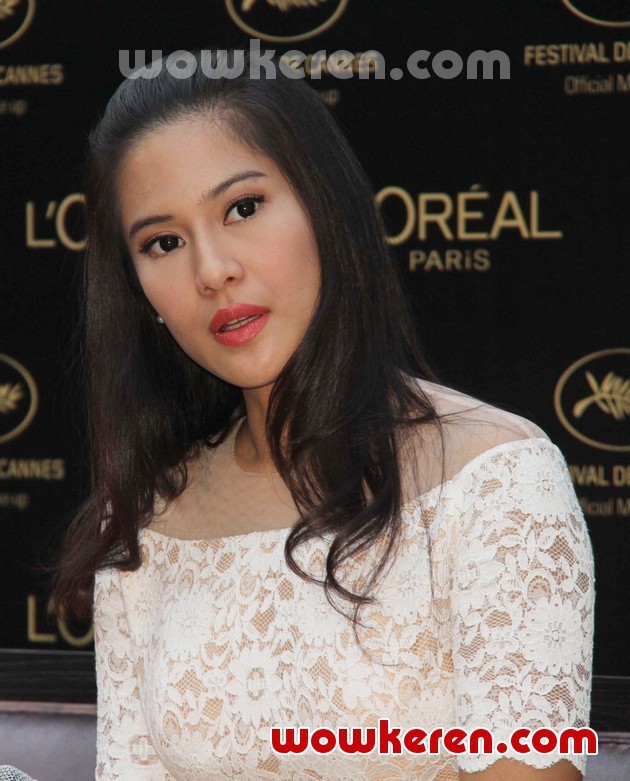 Gambar Foto Dian Sastro di Acara L'OR Electric L'Oreal Paris