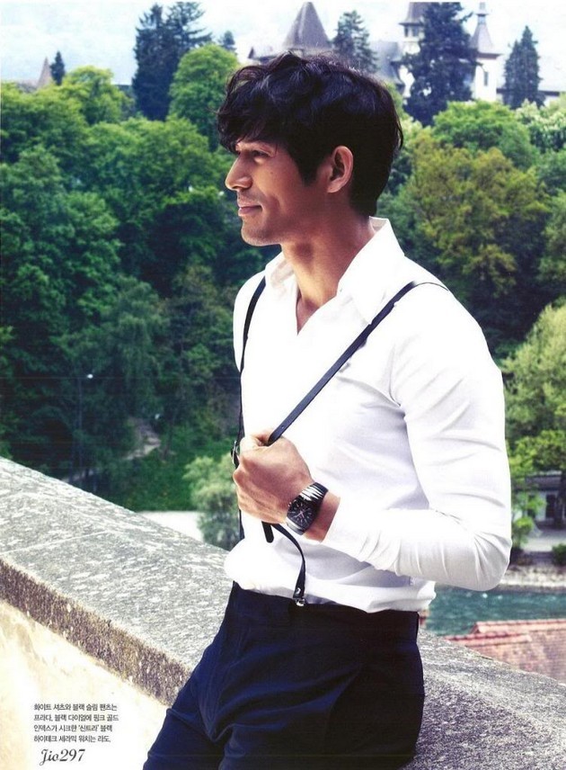 Gambar Foto Oh Ji Ho Berpose Untuk Majalah InStyle