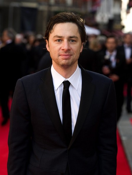 Gambar Foto Zach Braff di Olivier Awards 2012
