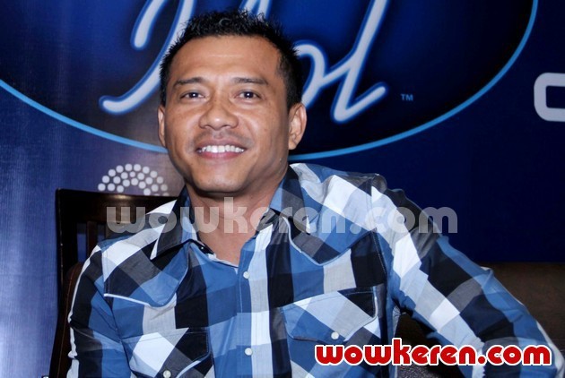 Gambar Foto Anang Hermansyah di Konferensi Pers Grand Final 'Indonesian Idol'