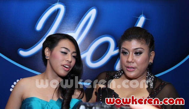 Gambar Foto Kamasean dan Regina di Konferensi Pers Grand Final 'Indonesian Idol'