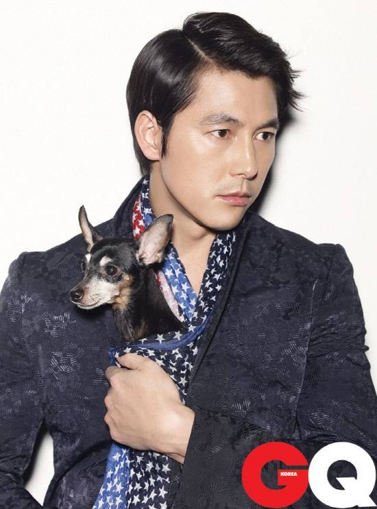 Gambar Foto Jung Woo Sung Berpose Untuk Majalah GQ