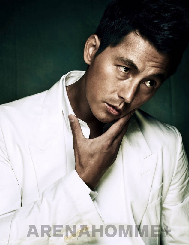 Gambar Foto Jung Woo Sung di Majalah Arena Homme Edisi Maret 2012