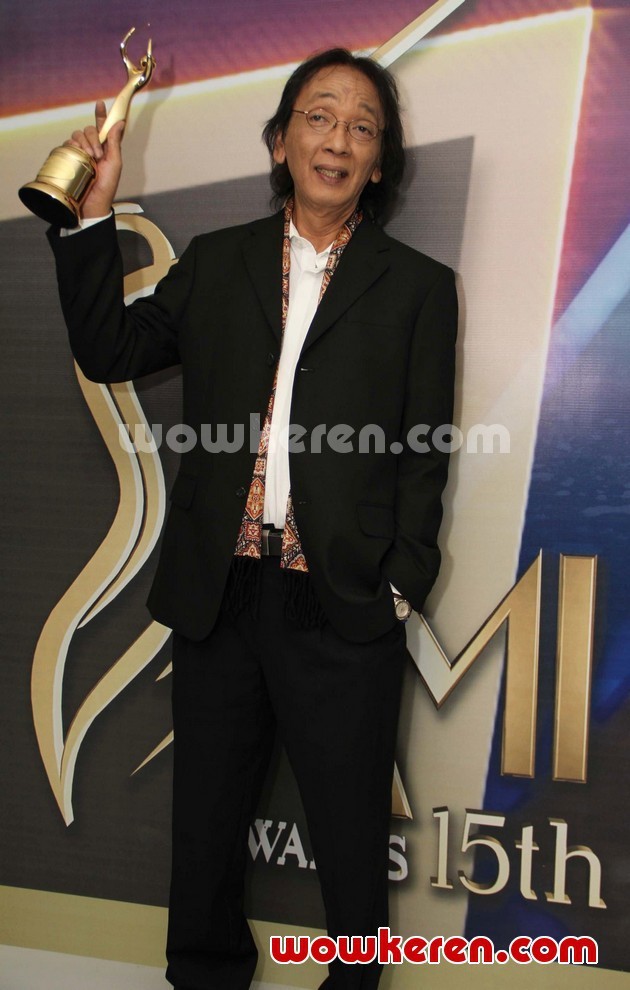 Gambar Foto Jockie Suryoprayogo di AMI Awards 2012