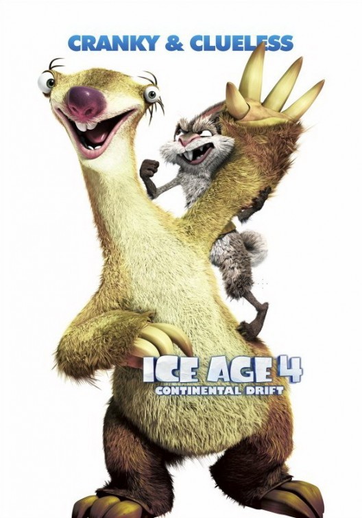 Gambar Foto Sid dan Squint di Poster 'Ice Age: Continental Drift'