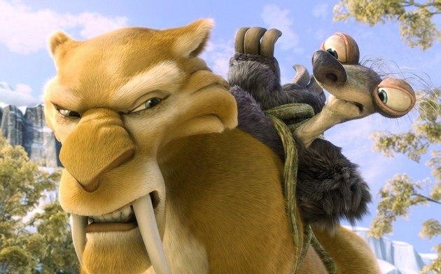 Gambar Foto Diego dan Granny di 'Ice Age: Continental Drift'