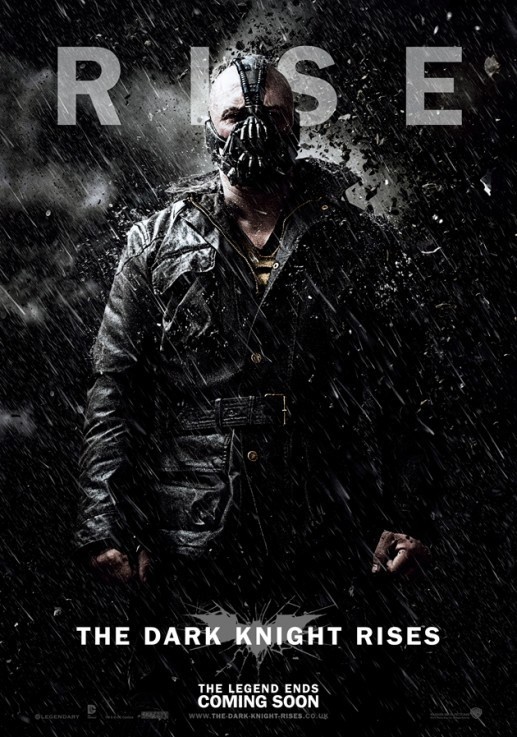 Gambar Foto Tom Hardy Sebagai Bane di Poster Film 'The Dark Knight Rises'
