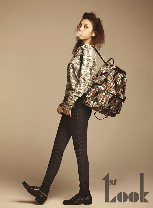 Gambar Foto Goo Hara di Majalah 1st Look Edisi Agustus 2011