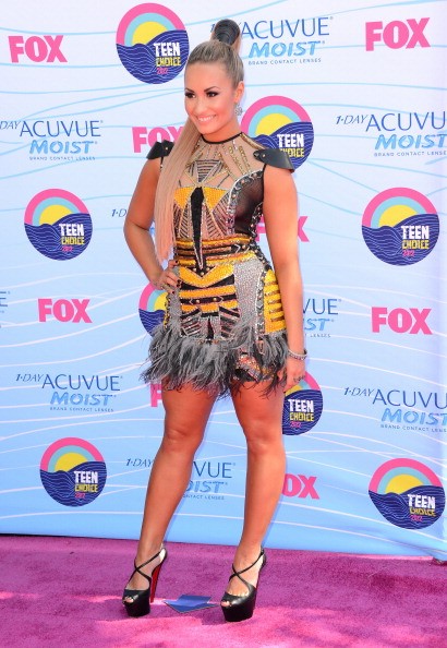 Gambar Foto Demi Lovato Hadir di Teen Choice Awards 2012