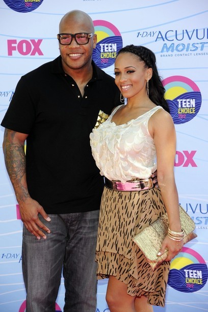 Foto Flo Rida dan Melyssa Ford Hadir di Teen Choice Awards 2012