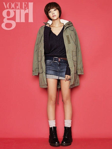 Gambar Foto Hwang Jung Eum di Majalah Vogue Girl Edisi Oktober 2011