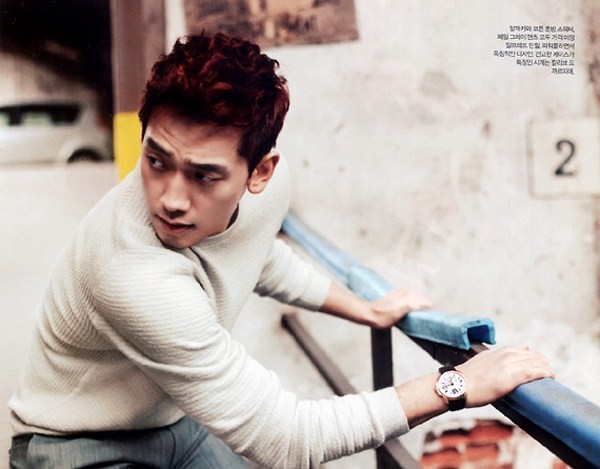 Gambar Foto Rain di Majalah Esquire Edisi Maret 2011