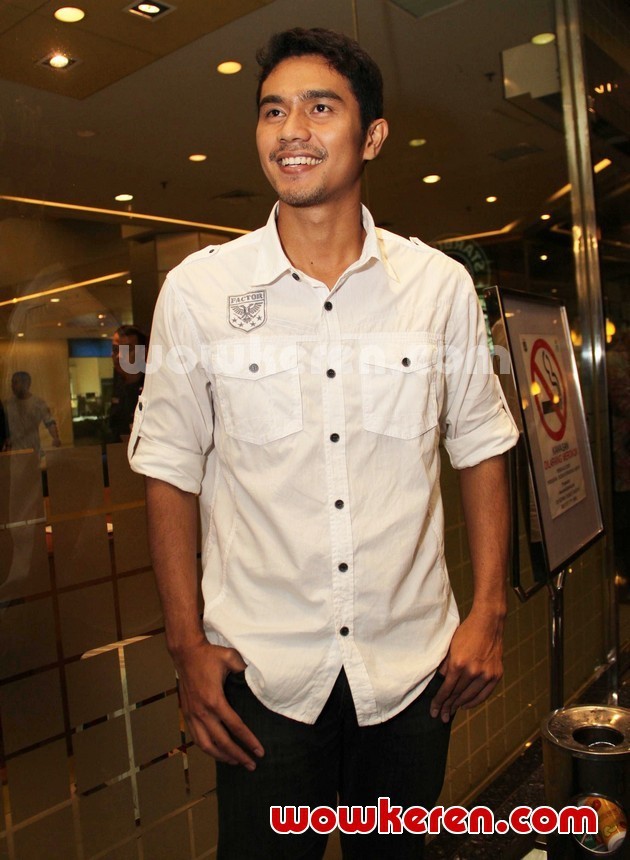 Gambar Foto Zendhy Zain di Syukuran Film 'Hari Ini Pasti Menang'