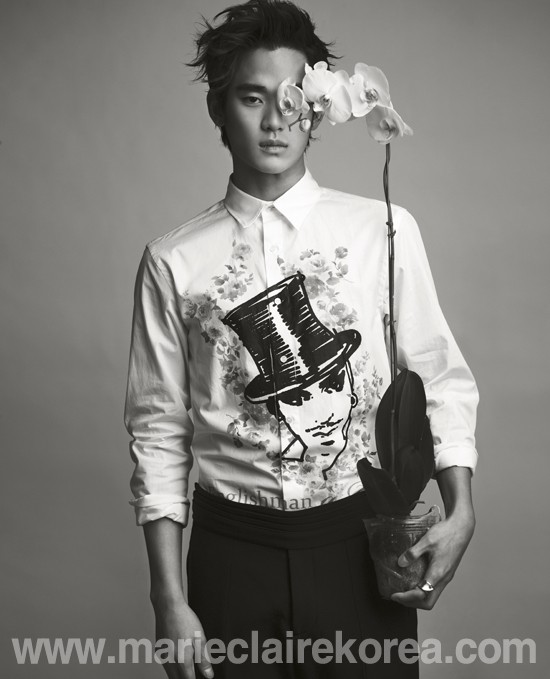 Gambar Foto Kim Soo Hyun di Majalah Marie Claire Edisi Maret 2011