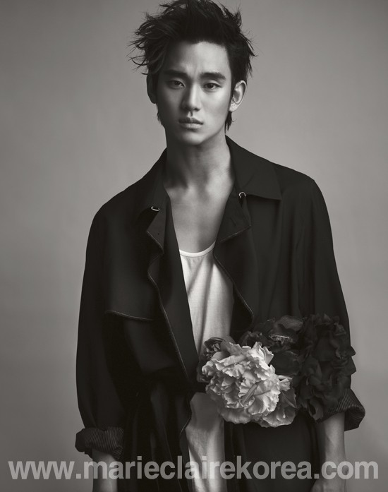 Gambar Foto Kim Soo Hyun di Majalah Marie Claire Edisi Maret 2011