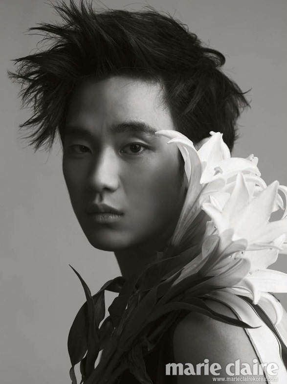 Gambar Foto Kim Soo Hyun di Majalah Marie Claire Edisi Maret 2011