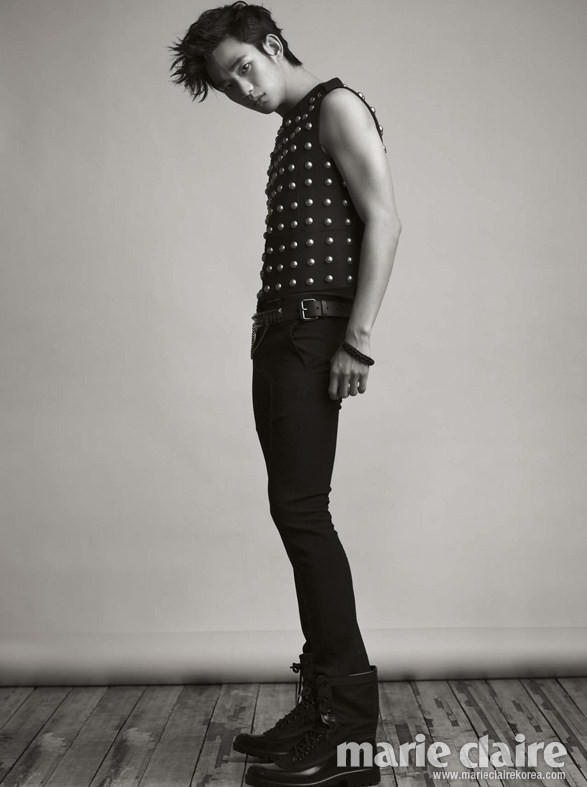 Gambar Foto Kim Soo Hyun di Majalah Marie Claire Edisi Maret 2011