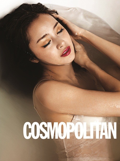 Gambar Foto Kim Tae Hee di Majalah Cosmopolitan Edisi Mei 2011