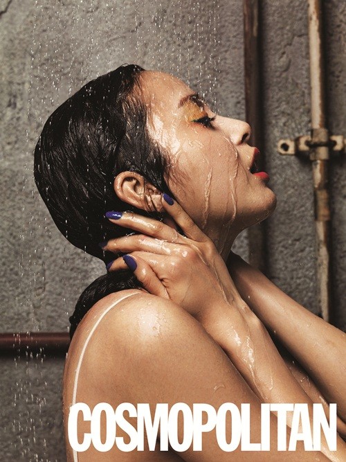 Gambar Foto Kim Tae Hee di Majalah Cosmopolitan Edisi Mei 2011