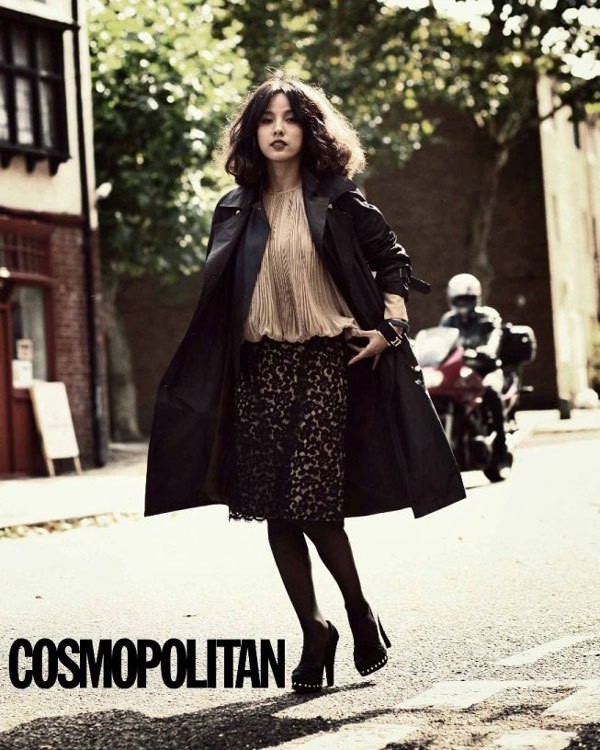 Gambar Foto Lee Hyori di Majalah Cosmopolitan Edisi September 2011
