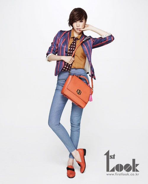 Gambar Foto Tiffany Berpose untuk Majalah 1st Look