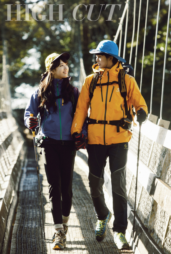 Gambar Foto Photosoot Romantis Suzy dan Kim Soo Hyun di Majalah High Cut