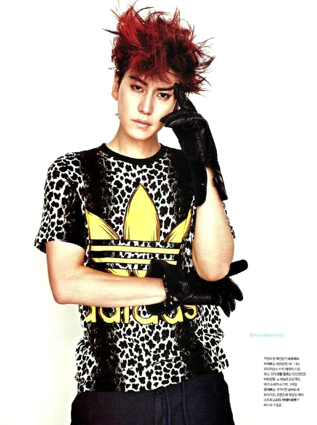 Gambar Foto Kyuhyun Super Junior di Majalah NYLON Edisi Oktober 2012