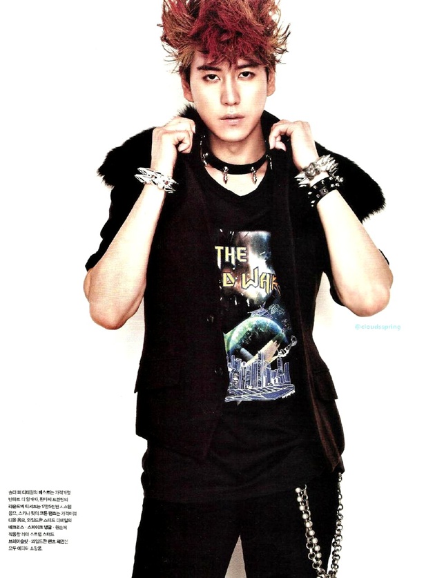 Gambar Foto Kyuhyun Super Junior di Majalah NYLON Edisi Oktober 2012
