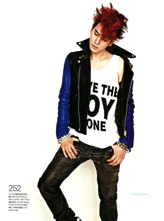 Gambar Foto Kyuhyun Super Junior di Majalah NYLON Edisi Oktober 2012