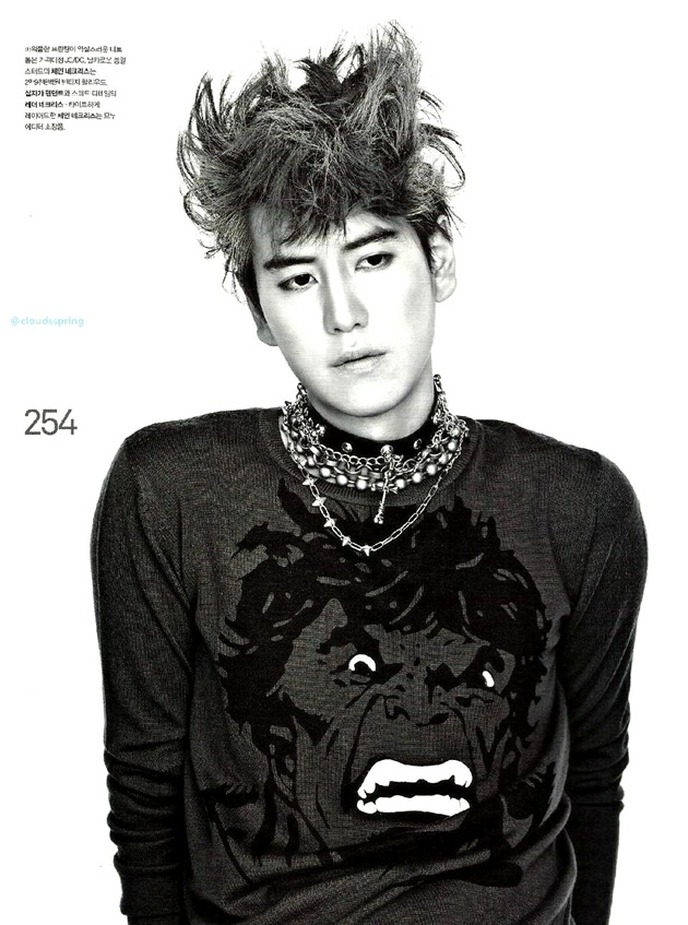 Gambar Foto Kyuhyun Super Junior di Majalah NYLON Edisi Oktober 2012